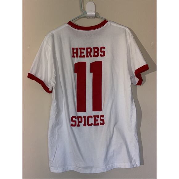 KFC Kentucky Fried Chicken Colonel Sanders White Ringer Tee Shirt Adult Large - Picture 5 of 7